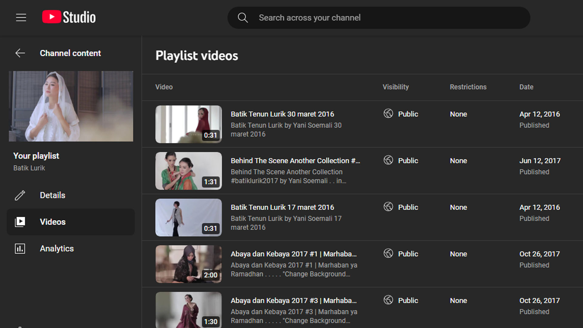 Video Fashion